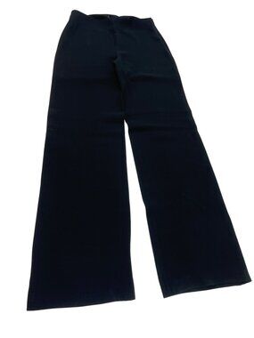 Wide-Leg Black Pants Size 42 By Worldly Things Made In Italy 88j